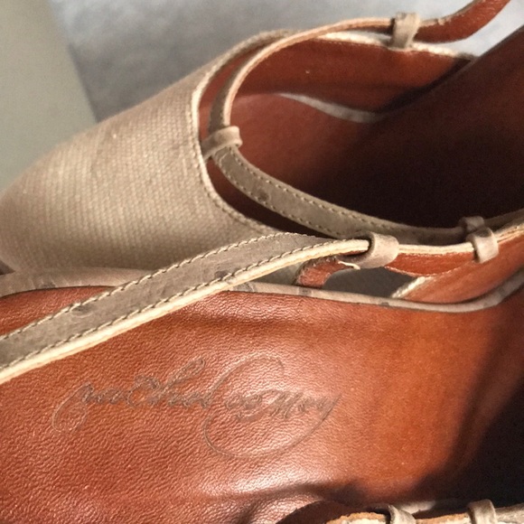 Rachel Comey canvas ostrich leather heels - Picture 7 of 7